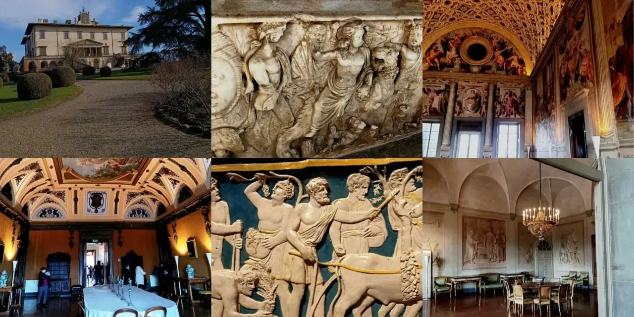 Villa medicea di Poggio a Caiano: esterni, affreschi, sculture antiche e sale sontuose. Un viaggio nell'arte e nella storia.